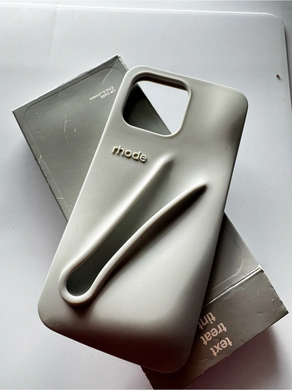 rhode Silicone iPhone Lip Case with Lip Treatment Holder
